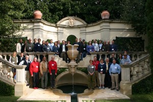 The DBI Symposium attendees pose at one of the tour’s featured properties.