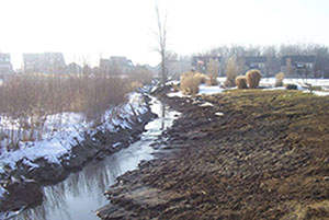 After A before-and-after look at a Twin Oaks stormwater management project.