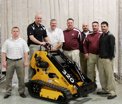 The Morbark Tree Care Products sales team. From left are Jeremy Beatty, Jason Showers, Casey Gross, Justin Longtin, Ryan Sanders, Kevin Kowallic and Kevin Edwards.