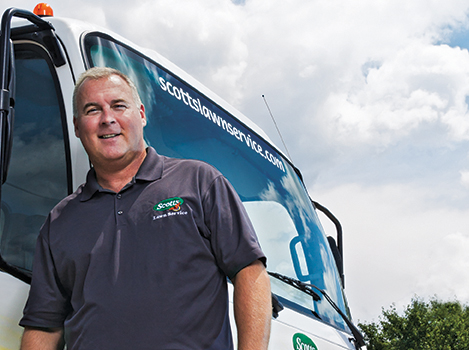 Brian Kura has been president of Scotts LawnService since summer 2012. Photo: Jerry Mann