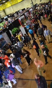 The PLANET SCD career fair was held March 21 in Colorado State University's Moby Arena.