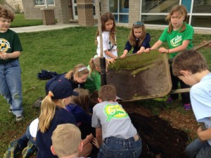 Inside Out Design of Frankfort, Ky., collaborated with Good Shepherd Catholic School for its Day of Service project.