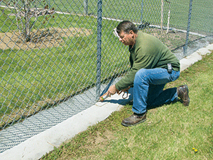 When Allan Cole's client asked him to control her weed problem, he found the perfect solution.