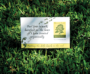 Lambert Landscape Co. practices sustainability in the way it treats lawns.