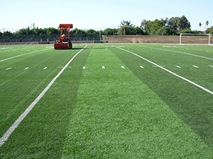 Pacheco Brothers Gardening staff determined it would be tough to get into artificial turf installation, but it found a niche in cleaning services. Photo: Pacheco Brothers Gardening