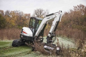 E45_with_Flail_Mower_Clearing_Brush