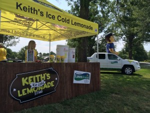 LawnAmerica contributed $22,000 to Keith's Ice Cold Lemonade Stand this summer.