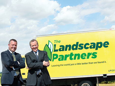(From left) David Minor, CEO, and Rick Onstott, president, opened Fort Worth-based The Landscape Partners in 2003.