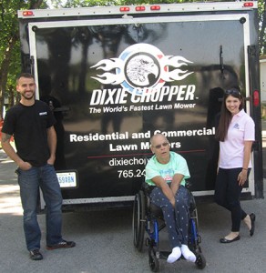 Dixie Chopper delivers a Classic 3360W to Shady Oaks Camp.