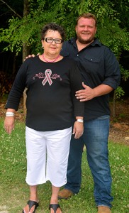 Penny Canady, president of Canady’s Landscape & Erosion Control in Lexington, N.C., with her son, Craig Canady, vice president. Photo: Stefanie Grubbs Canady