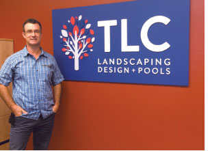 THE CATALYST. Jay Murray, president of TLC Landscaping, created a custom software program for his business.