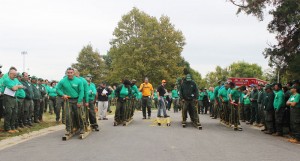 500 Ruppert Landscape employees renovated Carrol Park Oct. 10. Photo: Ruppert Landscape