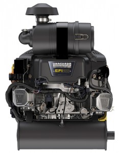 Closed-loop electronic fuel injection systems are a trend among manufacturers. Such is the case with Briggs & Stratton Commercial Power’s Vanguard 810cc EFI engine, released last year. PHOTO: BRIGGS & STRATTON