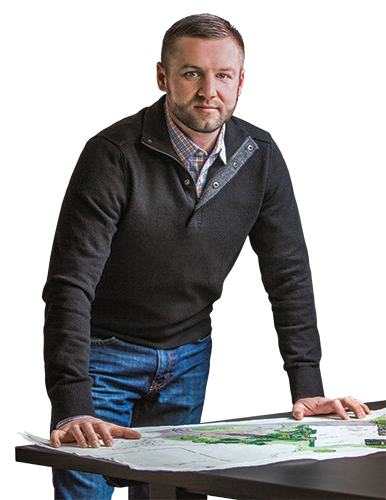 Bill Dysert, owner, Exscape Designs, Chesterland, Ohio