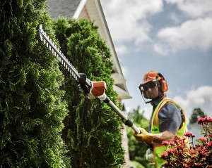 Manufacturers say lithium ion will continue to serve as a sound power source for nongas handhelds, such this Stihl HLA 85 hedge trimmer. Photo: Stihl