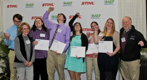 PLANET AEF scholarship recipients celebrate their awards. Photo: Philippe Nobile Photography
