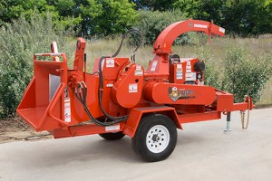 Morbark's M12RX Brush Chipper can be equipped with the company's ChipSafe Operator Safety Shield.