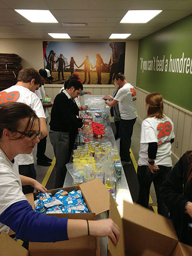 Sun Valley staff have volunteered at several projects this year. Photo: Colin Conces