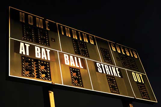 Scoreboard. Photo:©istock.com/meltonmedia