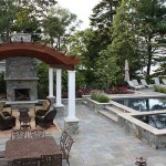 All amenities come together functionally, spatially, and aesthetically in this outdoor living space.