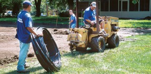 Polyethylene pipe is popular in the North and East due to its flexibility in cold temperatures.