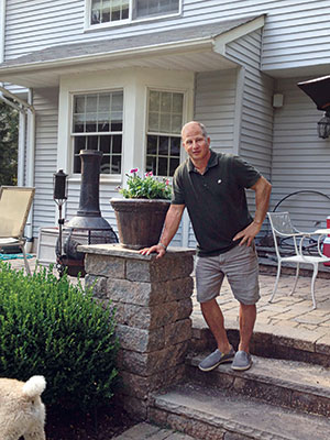 Chris Demato, owner of Rock Bottom Landscaping & Fencing.