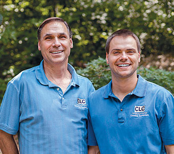 Rich Cording Sr. (left) and Rich Cording Jr. run CLC Landscape Design in Ringwood, N.J.