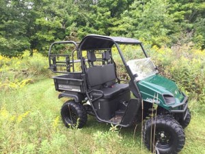 American Landmaster UTVs, like the LS550, shown here, are built in a factory in Roseland, La.
