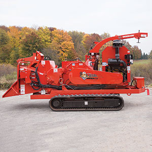 Beever M18R Track Tree and Brush Chipper.