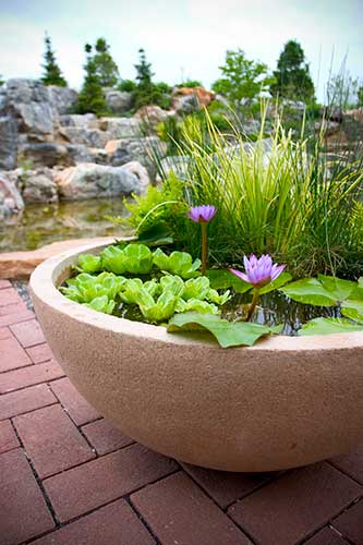 A Win-win Installation Water features are now designed to be more affordable for homeowners and easier to install for contractors.