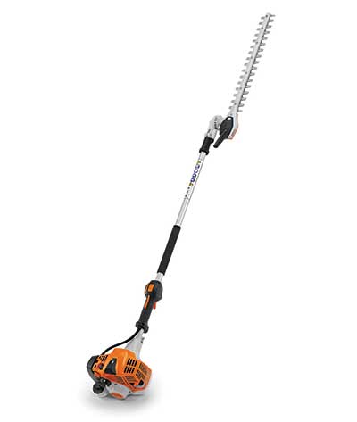 STIHL HL 94 K (145 degrees) extended-reach hedge trimmer.