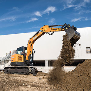 CX60C mini excavator.