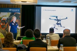 Margaretha Finnstedt, director of public relations and communications for Husqvarna, shares some design concept projects the manufacturer has been working on.