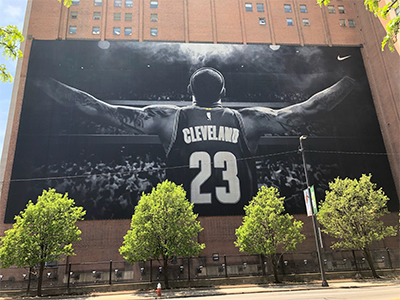 LeBron James banner