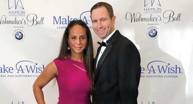 Buhler and his wife. Photo: Jeff Buhler