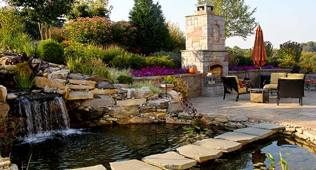 landscape hardscape install. Photo: NALP/Philippe Nobile Photography