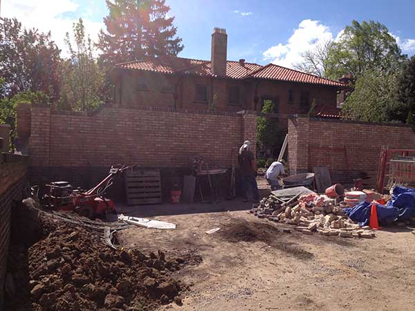 Brick wall
