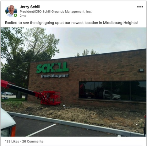 Jerry Schill LinkedIn post