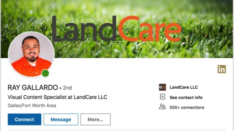 Ray Gallardo LinkedIn page