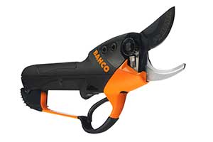 Electric secateurs; Photo: Bahco