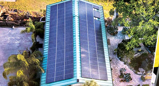 Solar panels; Photo: Earth Works