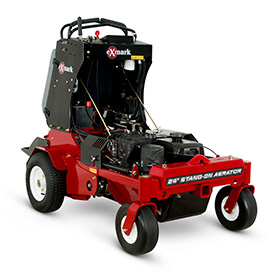 Exmark 24-in. Stand-On Aerator; Photo: Exmark Manufacturing