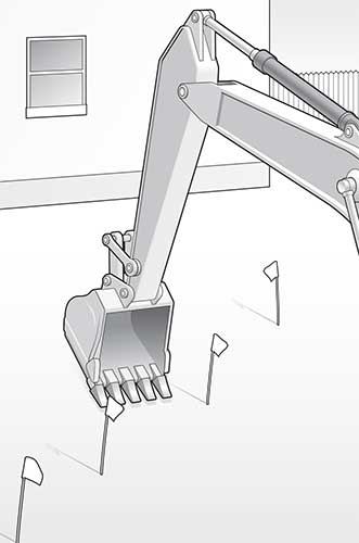 Step 3: Mark Before Dig; illustration: David Preiss 