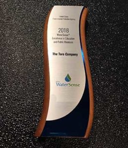 2018 WaterSense Award (Photo: Toro)