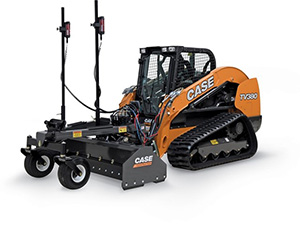 Precision laser grading box attachment (Photo: Case Construction Equipment)