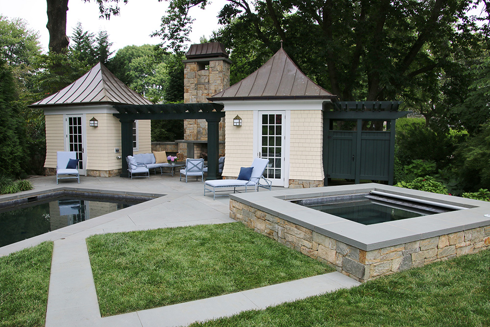 Pendennis Mount Residence pool and raised spa (Photo: Michael Prokopchak)