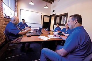 Grapids Irrigation weekly meeting (Photo: Ed Koziarski, Homesick Blues Productions)