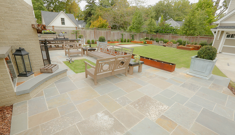 Three outdoor rooms (Photo: Dry Branch Photography)