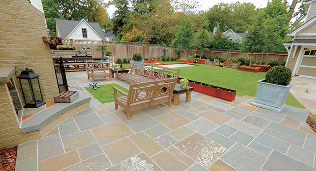 Outdoor living area (Photo: Dry Branch Photography)