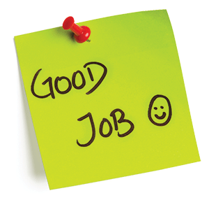 Good job note (Photo: iStock.com/Photoevent)